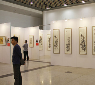 无缝展板专业美术展览应用