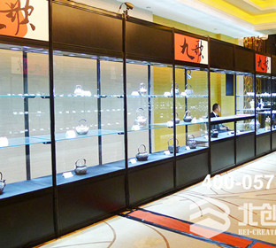 Aluminum cloth exhibition, display cabinet display