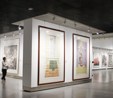 Mobile exhibition wall